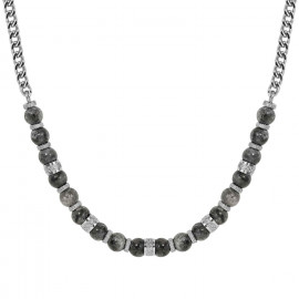 Nomination collana manvision stones con diaspro grigio