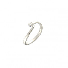 Mirco visconti anello solitario valentine 6 punte 0,06 ct