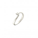 Mirco visconti anello solitario valentine 6 punte 0,06 ct