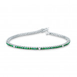 Mirco visconti bracciale tennis con smeraldi e brillanti