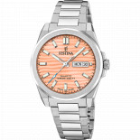 Festina swiss made day-date salmon