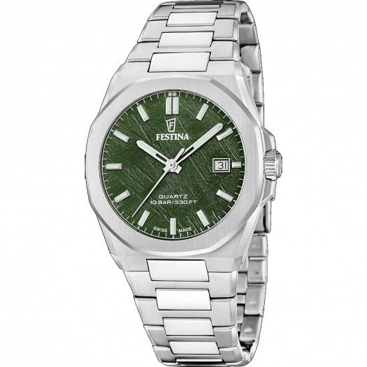 Festina swiss made stone verde