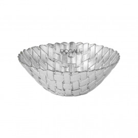 Dogale ciotola intreccio argento 16 cm