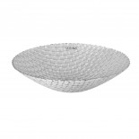 Dogale centrotavola intreccio argento 33 cm