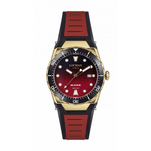 Locman mare 40 mm rosso