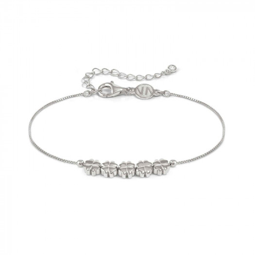 Nomination bracciale armonica 5 quadrifogli st