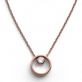 Skagen jewels collana elin crystal circle rg