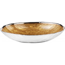 Argenesi ciotola granito 24 x 16 cm oro