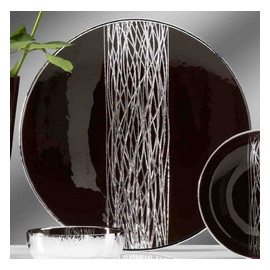 Argenesi centrotavola intrigo marrone 25 cm