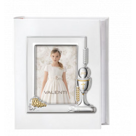 Valenti album comunione con cornice 9x13 cm