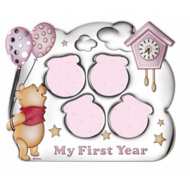 Valenti cornice my first year 4 foto winnie pooh bimba