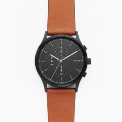 Skagen jorn black pelle