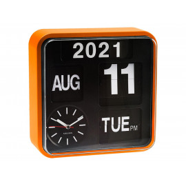 Karlsson mini flip orologio da ufficio orange