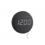 Karlsson round orologio a led nero