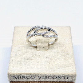 Mirco visconti anello fantasia con brillanti