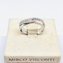 Mirco visconti anello fantasia con brillanti