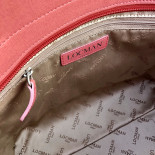 Locman borsa saffiano rosa corallo