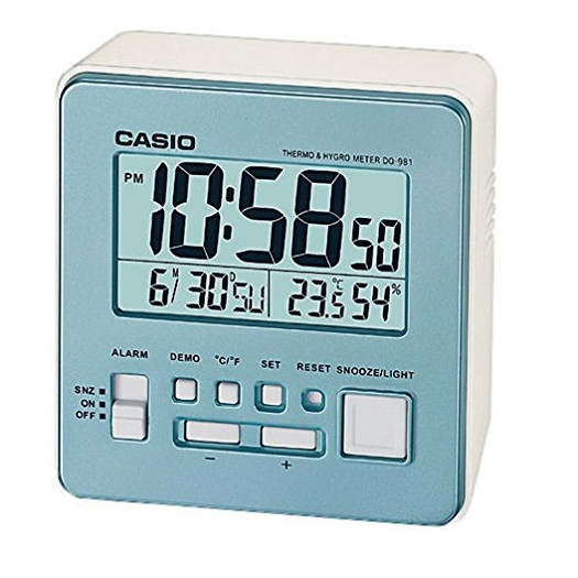 Casio sveglia quadrata thermo & igro