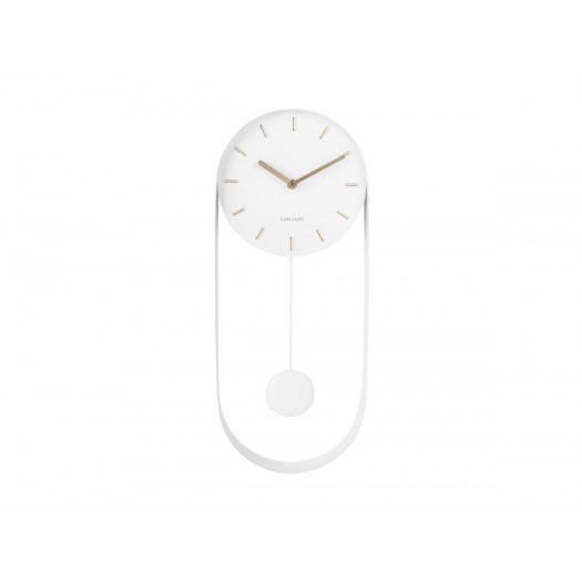 Karlsson charm pendolo a parete bianco