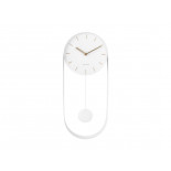 Karlsson charm pendolo a parete bianco