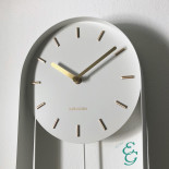 Karlsson charm pendolo a parete bianco