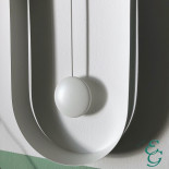 Karlsson charm pendolo a parete bianco