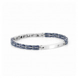 Nomination bracciale acciaio, ceramica e zirconi strong 2