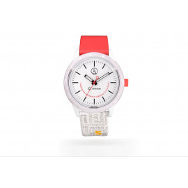 Smile solar acetate rosso bianco 40 mm