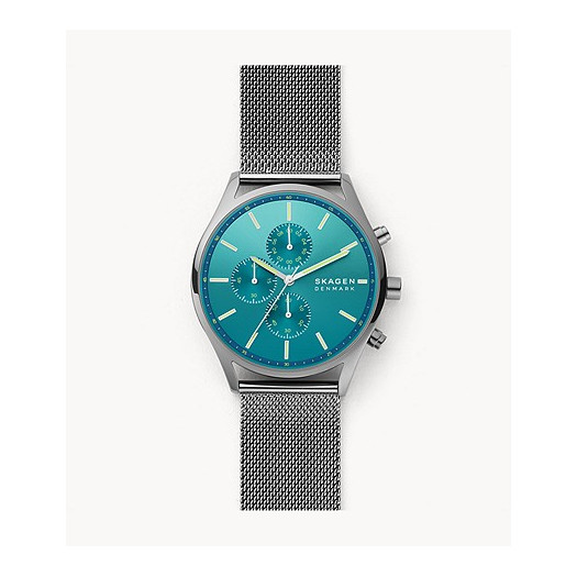 Skagen holst gunmetal crono mesh