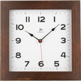 Orologio quadrato lowell 30 cm noce
