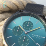 Skagen holst gunmetal crono mesh