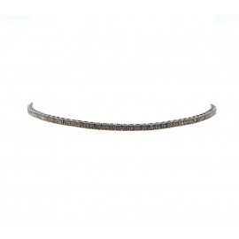 Di.fi bracciale tennis nero con brillanti neri 0,57 ct