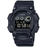 Casio collection basic digital black w-735h-1bvef