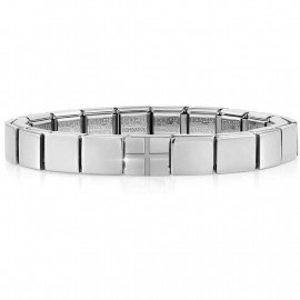 Nomination bracciale glam acciao griglia/croce