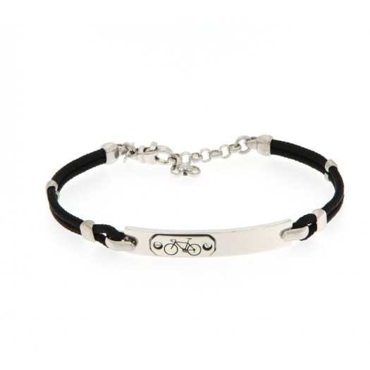Donnini bracciale sagola con piastrina bici Donnini bracciale sagola con piastrina bici