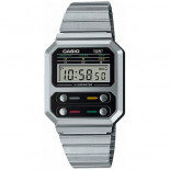 Casio vintage edgy steel a100we-1aef