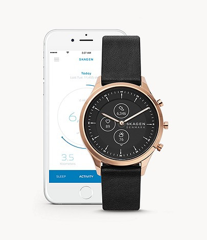 Skagen hybrid smartwatch jorn 38 mm black