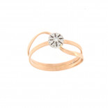 Di.fi anello fantasia fiore magic 0,08 ct