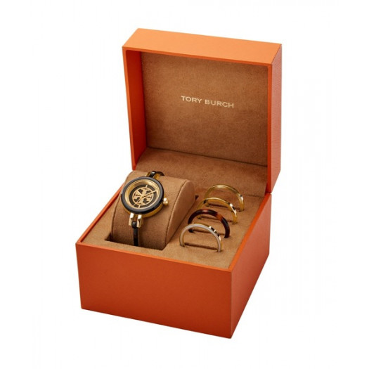 Tory burch box set the reva gold