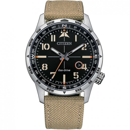 Citizen of aviator kaki bm7550-10e