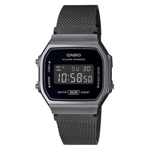 Casio vintage iconic gunmetal milano a168wemb-1bef