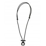 Blacksquirrel collana acciarino nero