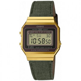 Casio vintage slim gold cordura olive a700wegl-3aef