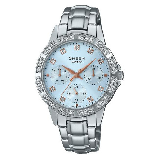 Casio sheen pale blue crystal