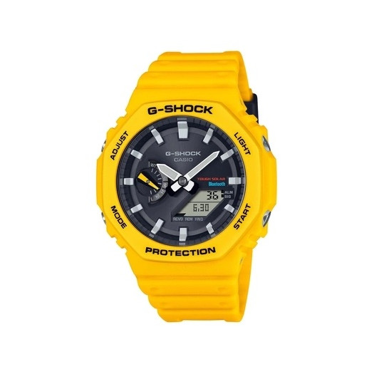 Casio g-shock solar bt yellow ga-b2100c-9aer