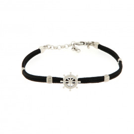 Donnini bracciale timone con sagola nera