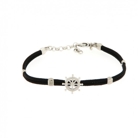Donnini bracciale timone con sagola nera Donnini bracciale timone con sagola nera