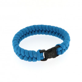 Blacksquirrel bracciale simple st azzurro per polso 18,5 cm