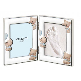 Valenti cornice bimbo doppia impronte 9x13 cm