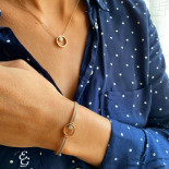 Skagen jewels collana elin crystal circle rg